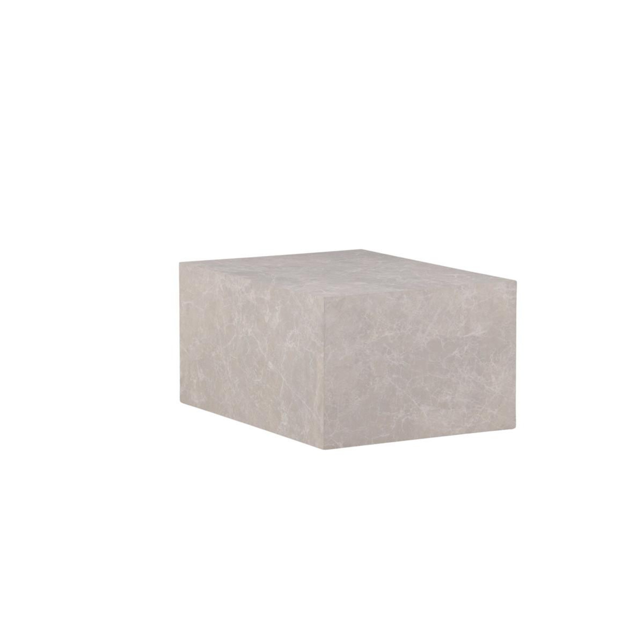 Voir la diapositive 3 : Paris Prix Table basse imitation marbre  york  80cm beige