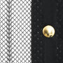 Voir la diapositive 4 : VIDAXL Rideau de porte contre insectes 210x100cm 2 pcs magnetique noir