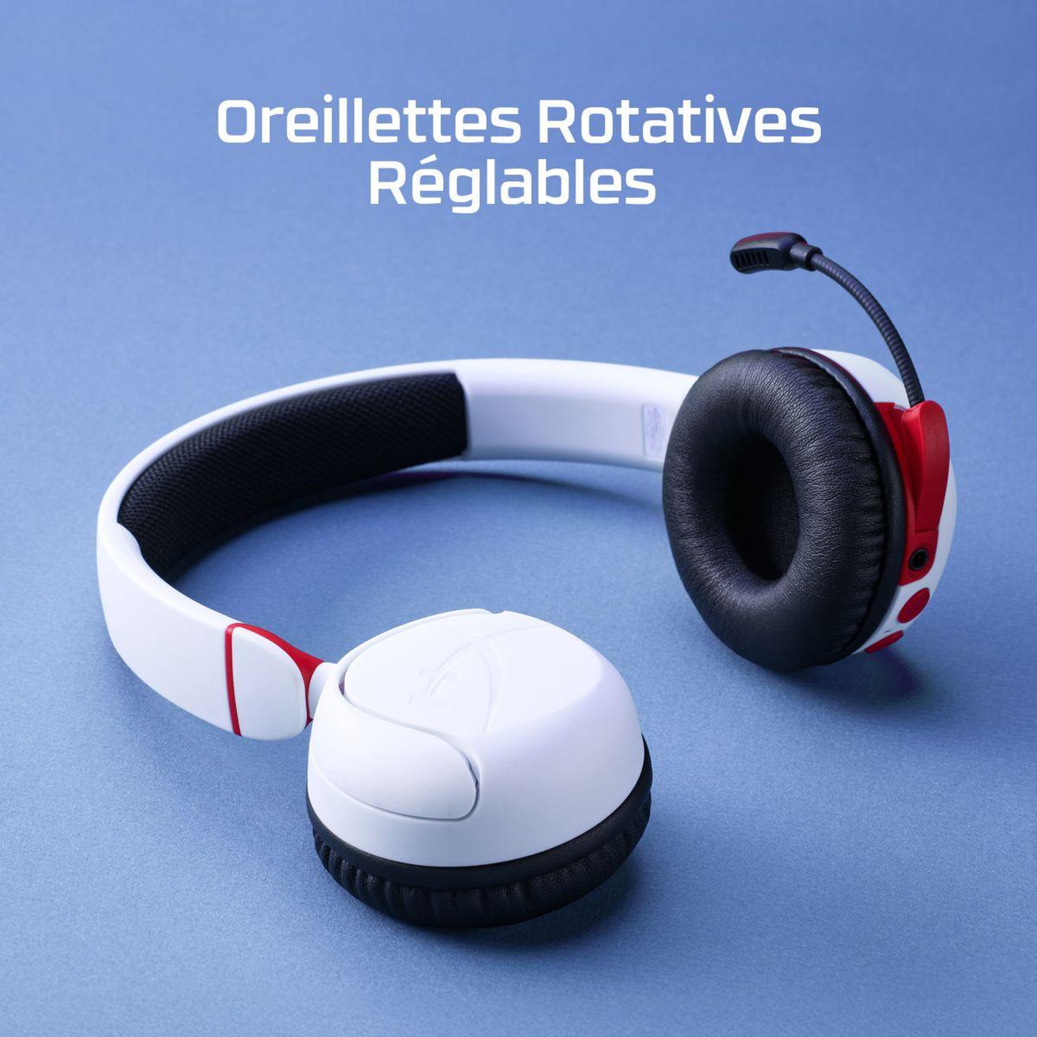 Voir la diapositive 5 : HyperX Casque gamer Cloud Mini Wireless Blanc