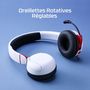 Voir la diapositive 5 : HyperX Casque gamer Cloud Mini Wireless Blanc