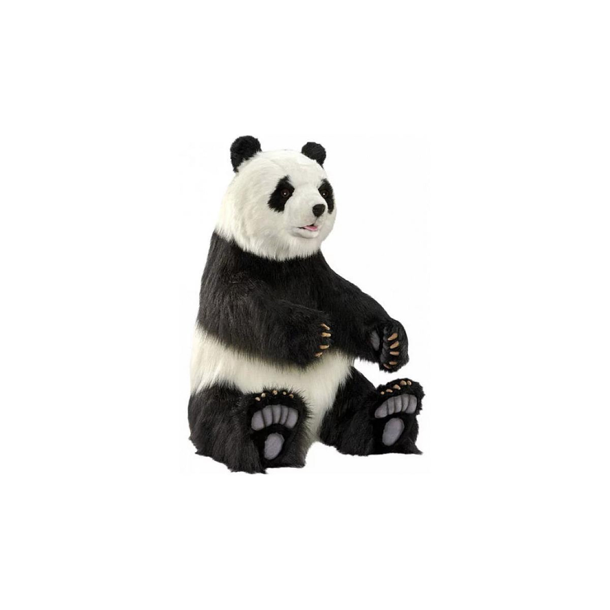 Hansa Hansa Peluche Geante Panda Assis 105 cm H 52cm l et 92 cm L