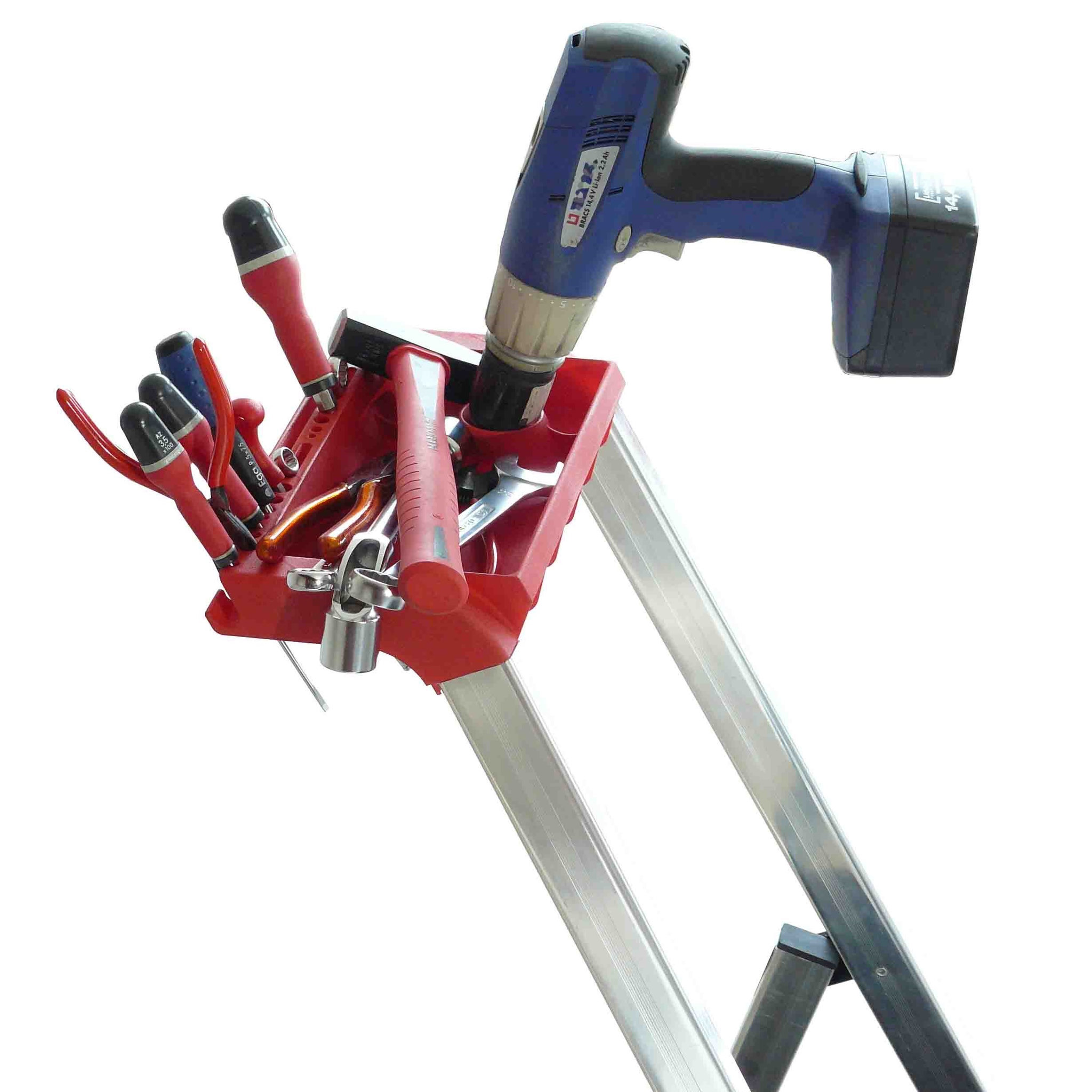 Voir la diapositive 3 : ESCALUX Escabeau Conforlux 6 marches - 3m21