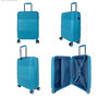 Voir la diapositive 3 : David Jones Lot 3 valises rigides dont 1 cabine TSA
