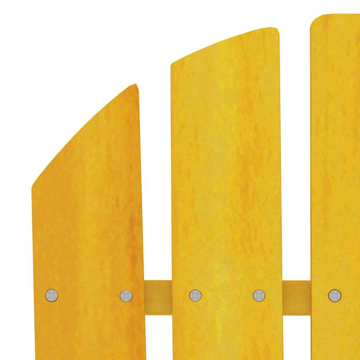 VIDAXL Chaise de jardin Adirondack bois de sapin massif jaune