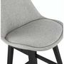 Voir la diapositive 6 : Paris Prix Tabouret de Bar Design  Xenu  114cm Gris & Noir