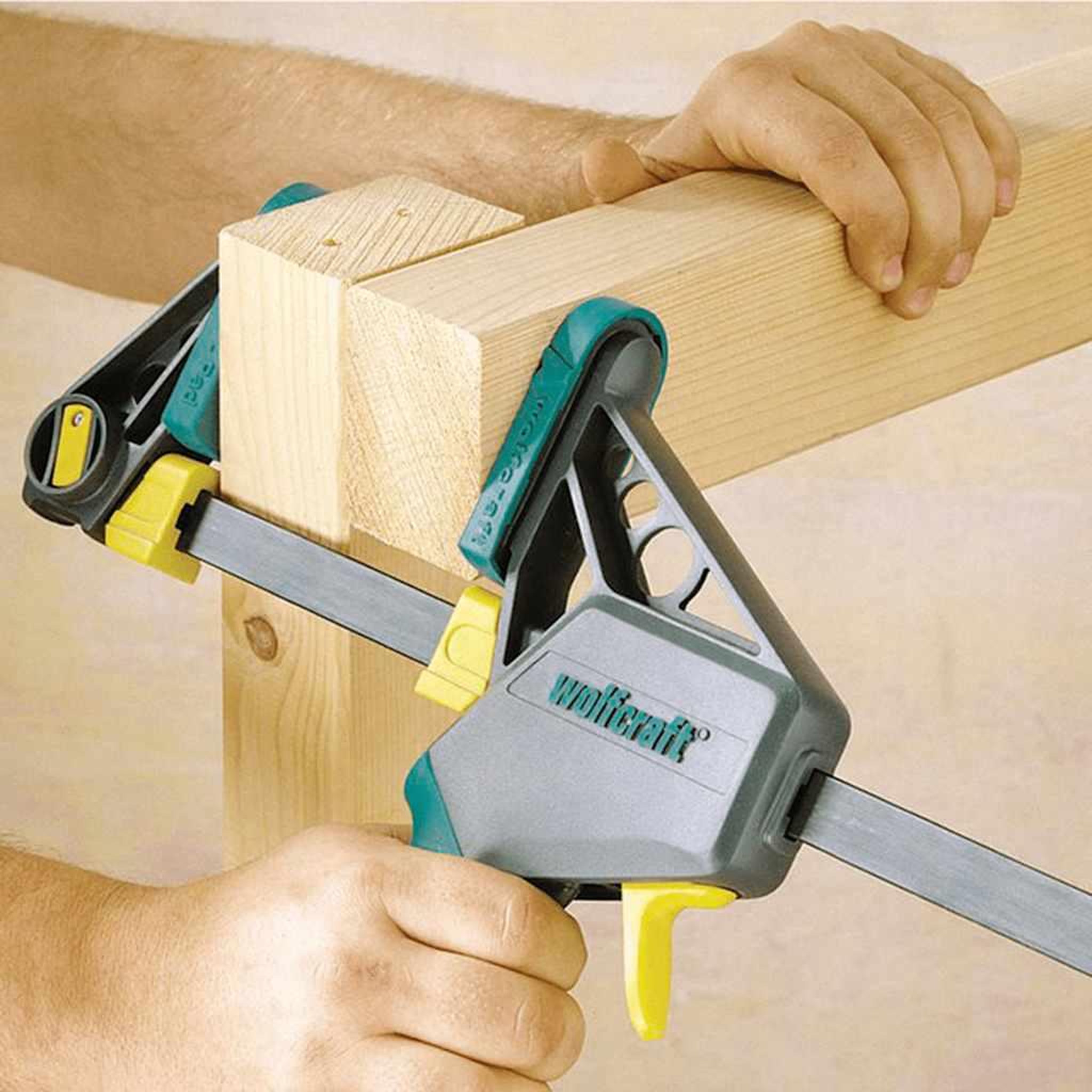 Voir la diapositive 3 : WOLFCRAFT wolfcraft Serre-joint a une main EHZ Pro 100-450 3032000