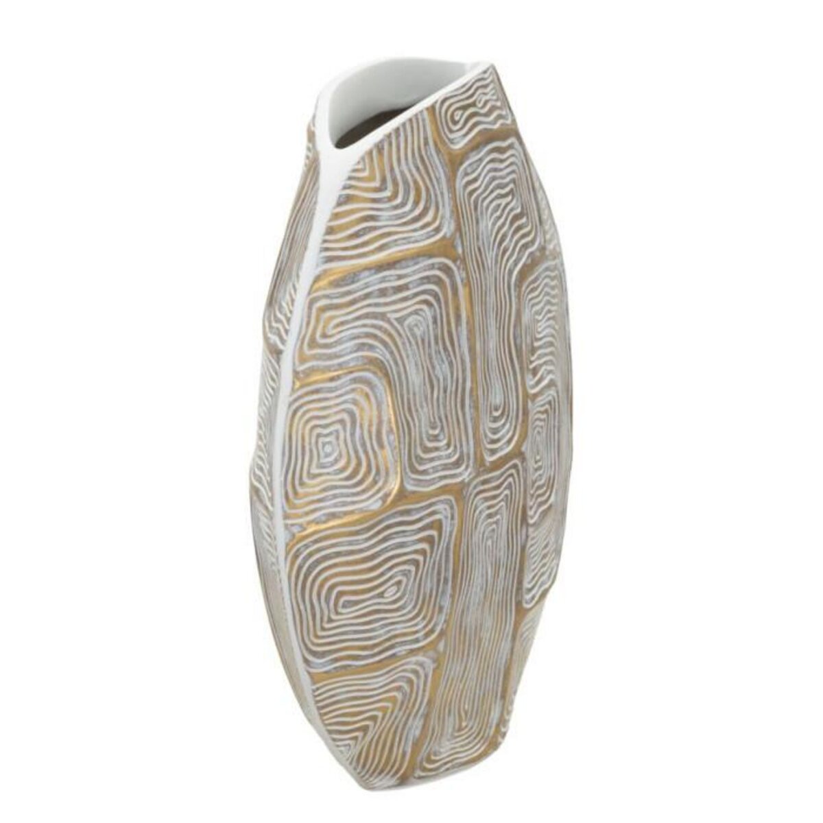 Paris Prix Vase Design en Résine  Elips  36cm Or