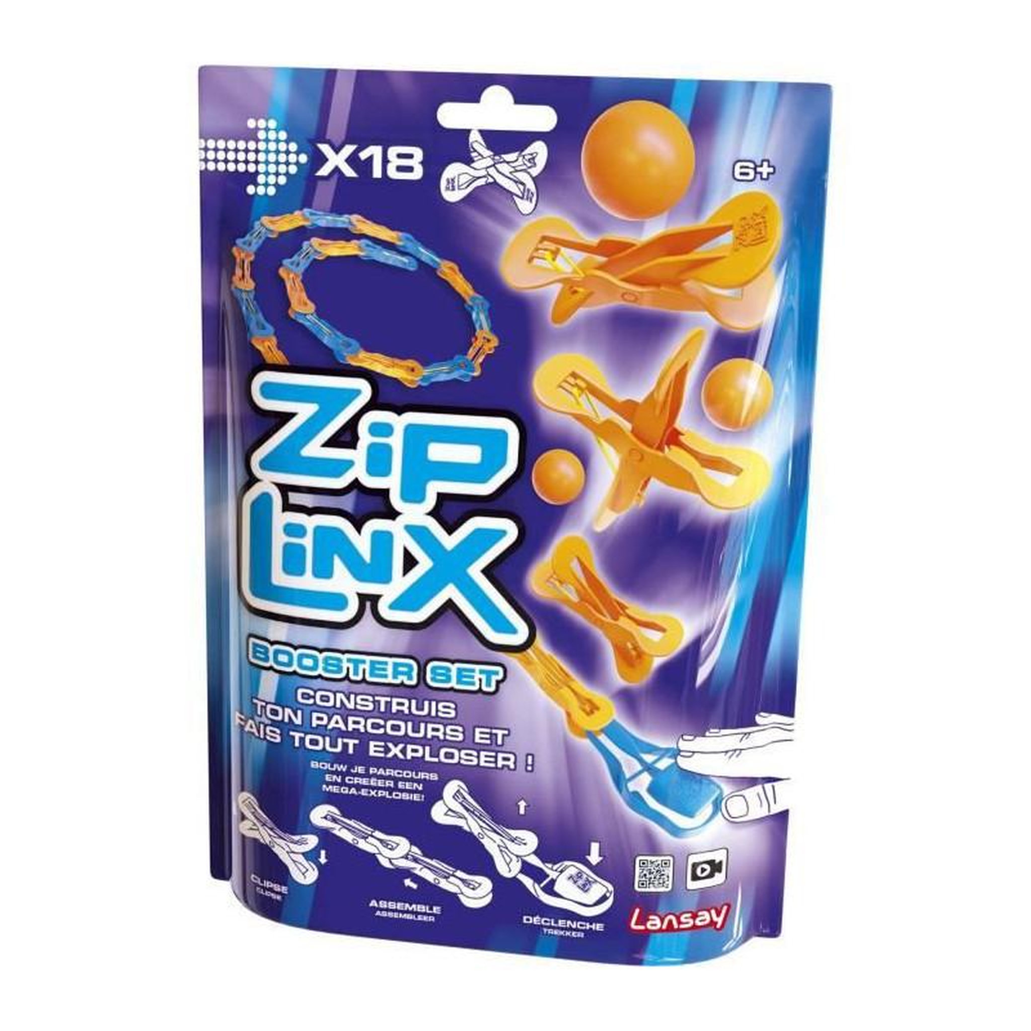 Voir la diapositive 3 : LANSAY LANSAY - Ziplinx Booster Set