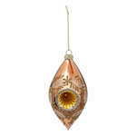 ATMOSPHERA Boule de Noël Goutte  Vintage  8cm Or