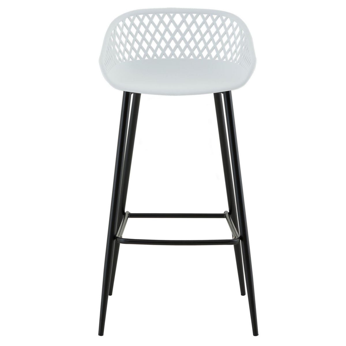 IDIMEX Lot de 2 tabourets de bar IREK, en plastique