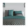 Voir la diapositive 2 : ATELIER DU COTON Housse de couette 260x240 VICTORY + 2 taies coton 57 fils