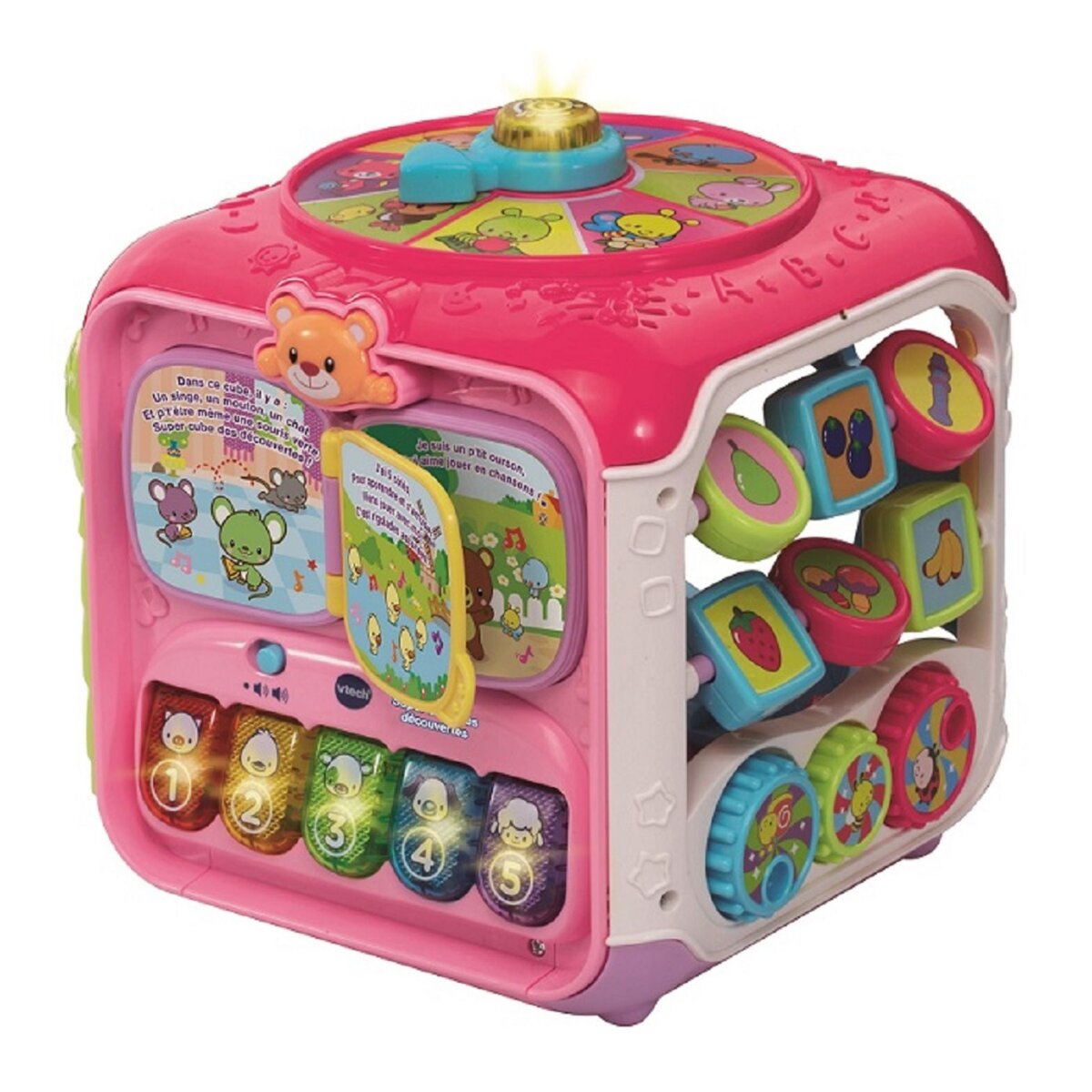 VTECH BABY Super cube des découvertes rose 