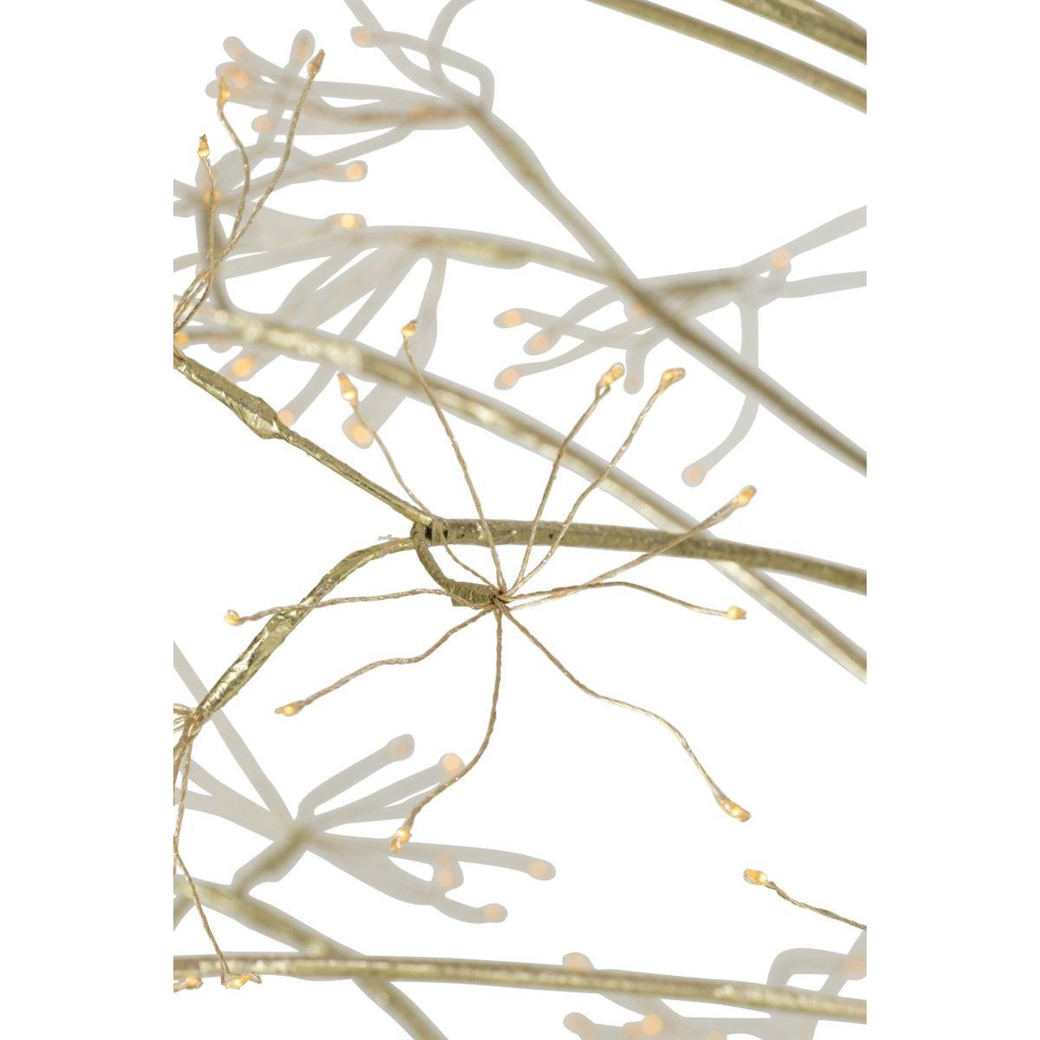 Voir la diapositive 3 : J-LINE Sapin en métal 2700 led  howard  210cm doré
