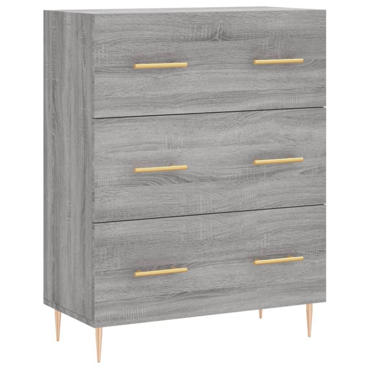 VIDAXL Buffet sonoma gris 69,5x34x90 cm bois d'ingenierie