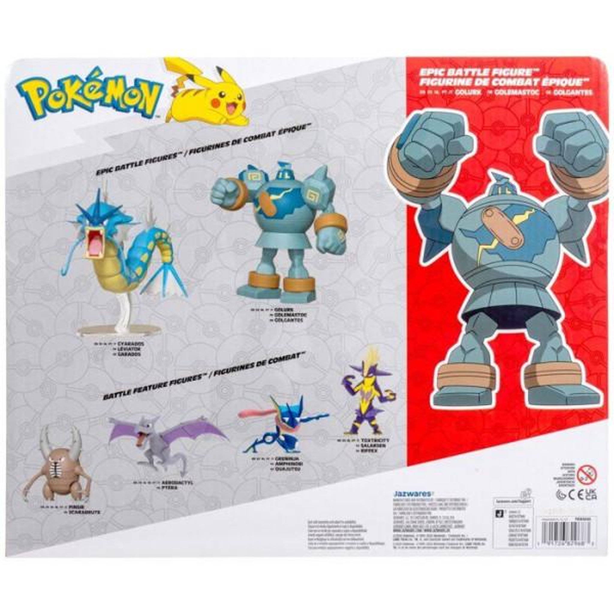 Voir la diapositive 4 : Pokemon Figurine Pokémon Epic Battle Golemastoc - POKEMON - 30 cm - articulée - licence officielle
