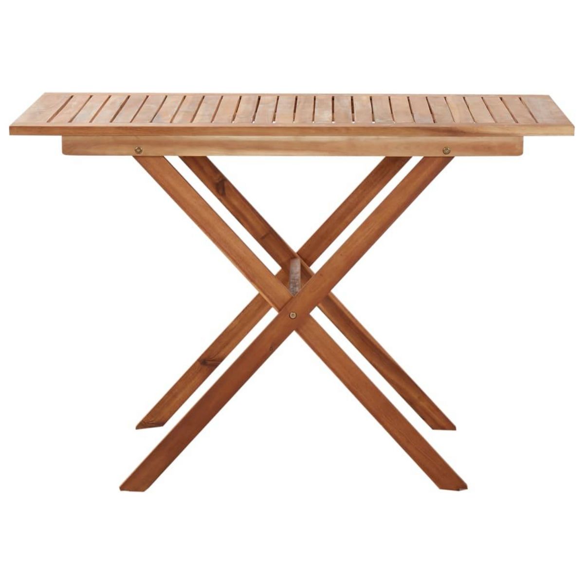 VIDAXL Table de jardin 110x67x74 cm Bois d'acacia massif