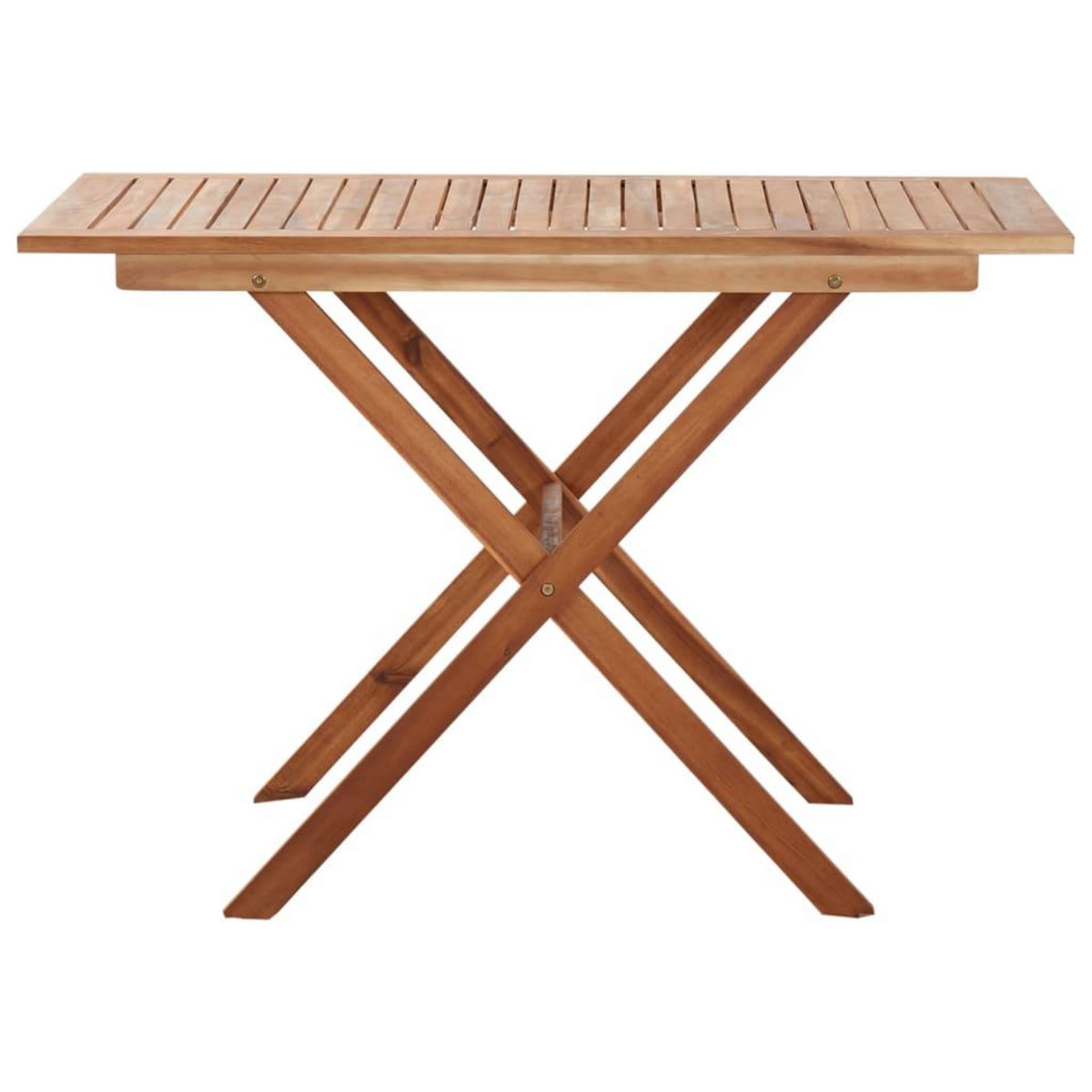 VIDAXL Table de jardin 110x67x74 cm Bois d'acacia massif