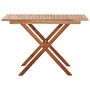 Voir la diapositive 2 : VIDAXL Table de jardin 110x67x74 cm Bois d'acacia massif