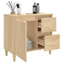 Voir la diapositive 4 : VIDAXL Armoire salle de bain chene sonoma 65x33x60 cm