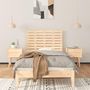 Voir la diapositive 3 : VIDAXL Tete de lit murale 96x3x63 cm Bois massif de pin