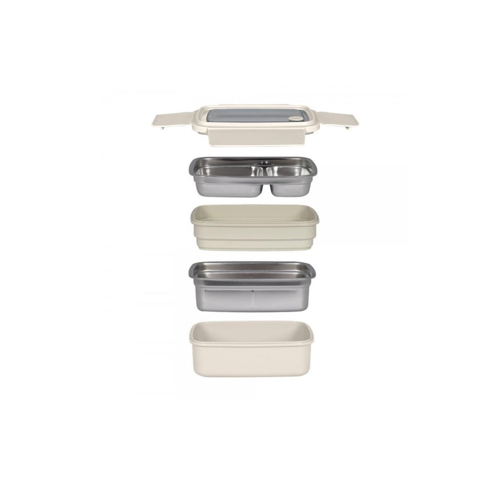 Voir la diapositive 6 : LIVOO Lunch box isotherme 1l beige - men406c