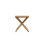 Voir la diapositive 5 : Paris Prix Table d'Appoint de Jardin en Teck  Ghana  43cm Naturel