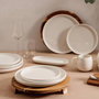 Voir la diapositive 2 : SECRET DE GOURMET Plat de Présentation Ovale  Nora  30cm Blanc