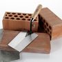 Voir la diapositive 5 : ALYCO Truelle carrée manche en bois   180 x 115 x 87 mm