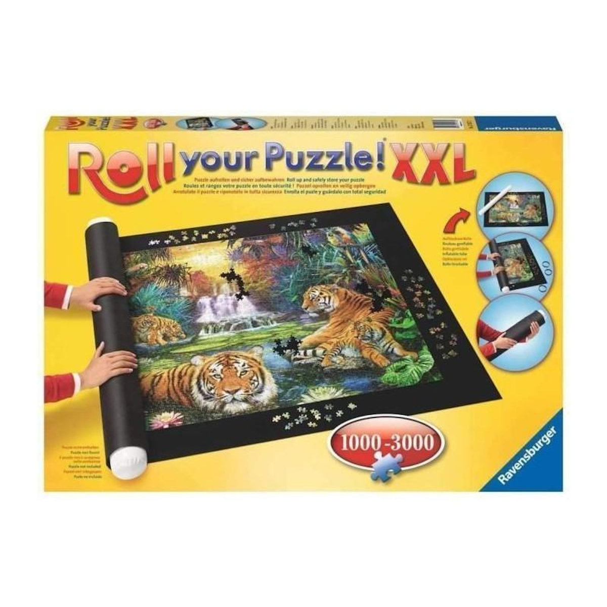 RAVENSBURGER Mallette Puzzle Store 300 – 1000 pièces – Ravensburger – Pour trier, réaliser, transporter et conserver vos puzzles – Accessoire puzzle