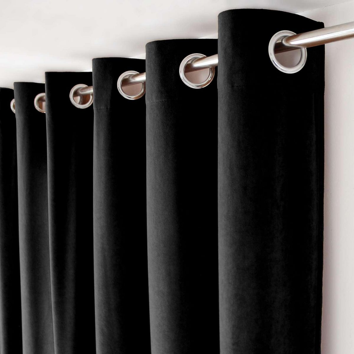 TOILINUX Rideau en velours Heaven