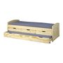 Voir la diapositive 8 : Lit gigogne 2 couchages 90x200 cm + 3 tiroirs ULLI