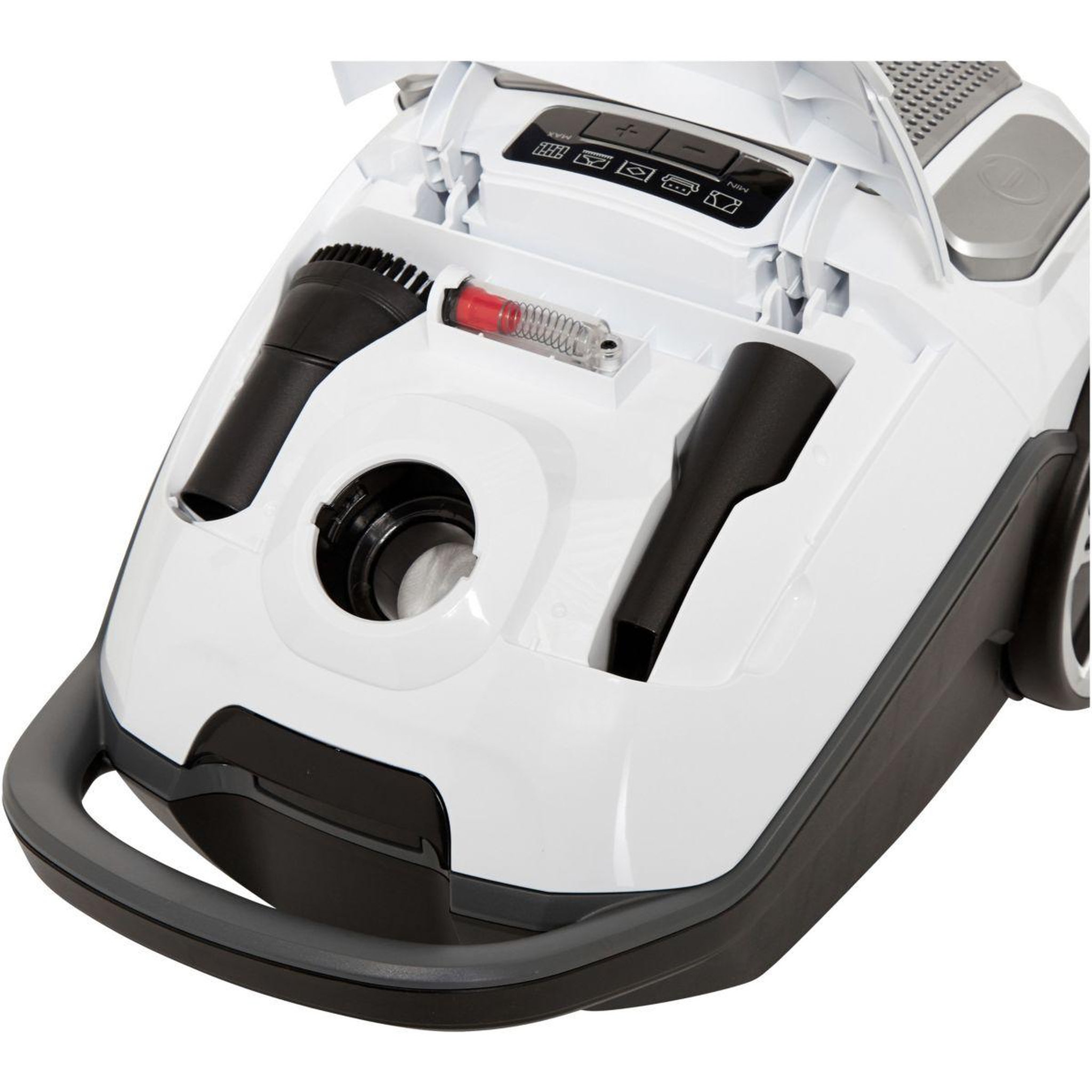 Voir la diapositive 2 : ESSENTIEL B Aspirateur avec sac EAT 68 PET