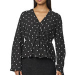 Pieces Blouse Noir Femme Pieces Novalee. Coloris disponibles : Noir