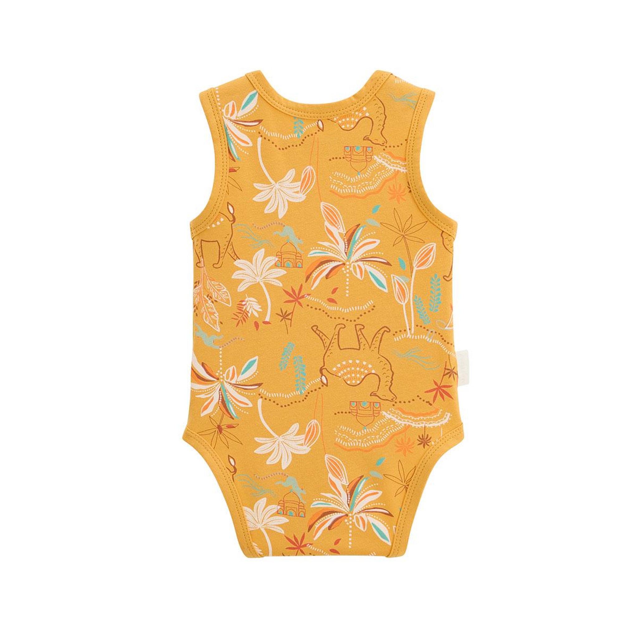 Voir la diapositive 3 : Petit Béguin Lot de 2 bodies bébé sans manches liwa