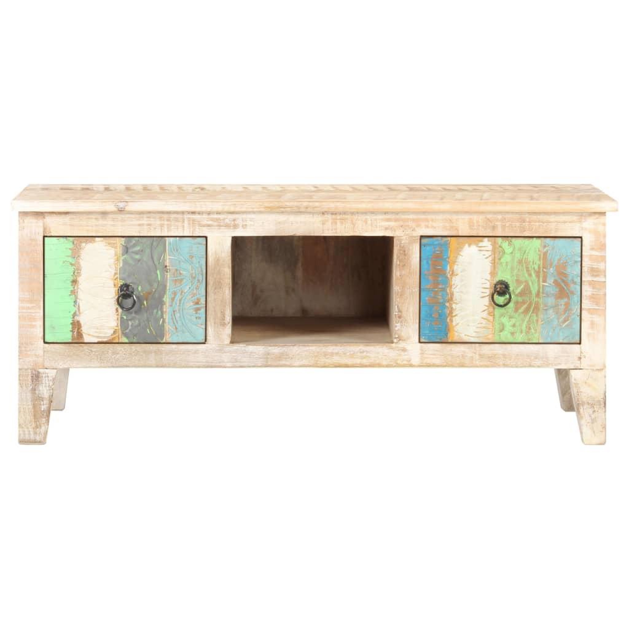 Voir la diapositive 3 : VIDAXL Table basse 100x55x40 cm Bois d'acacia brut