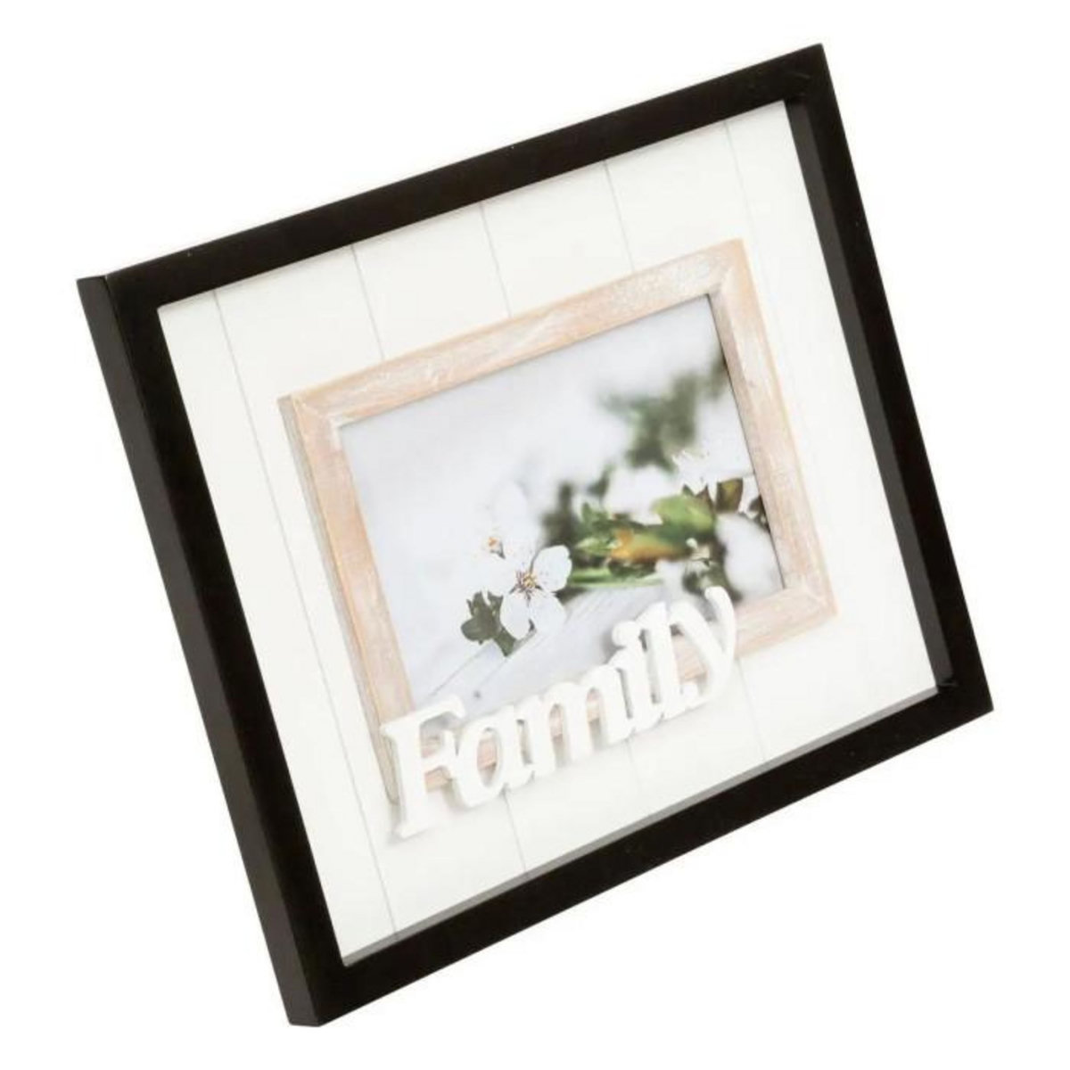 ATMOSPHERA Cadre Photo Déco  Lorenzo  10x15cm Noir & Blanc