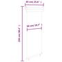 Voir la diapositive 6 : VIDAXL Auvent lateral de balcon 65x250 cm noir