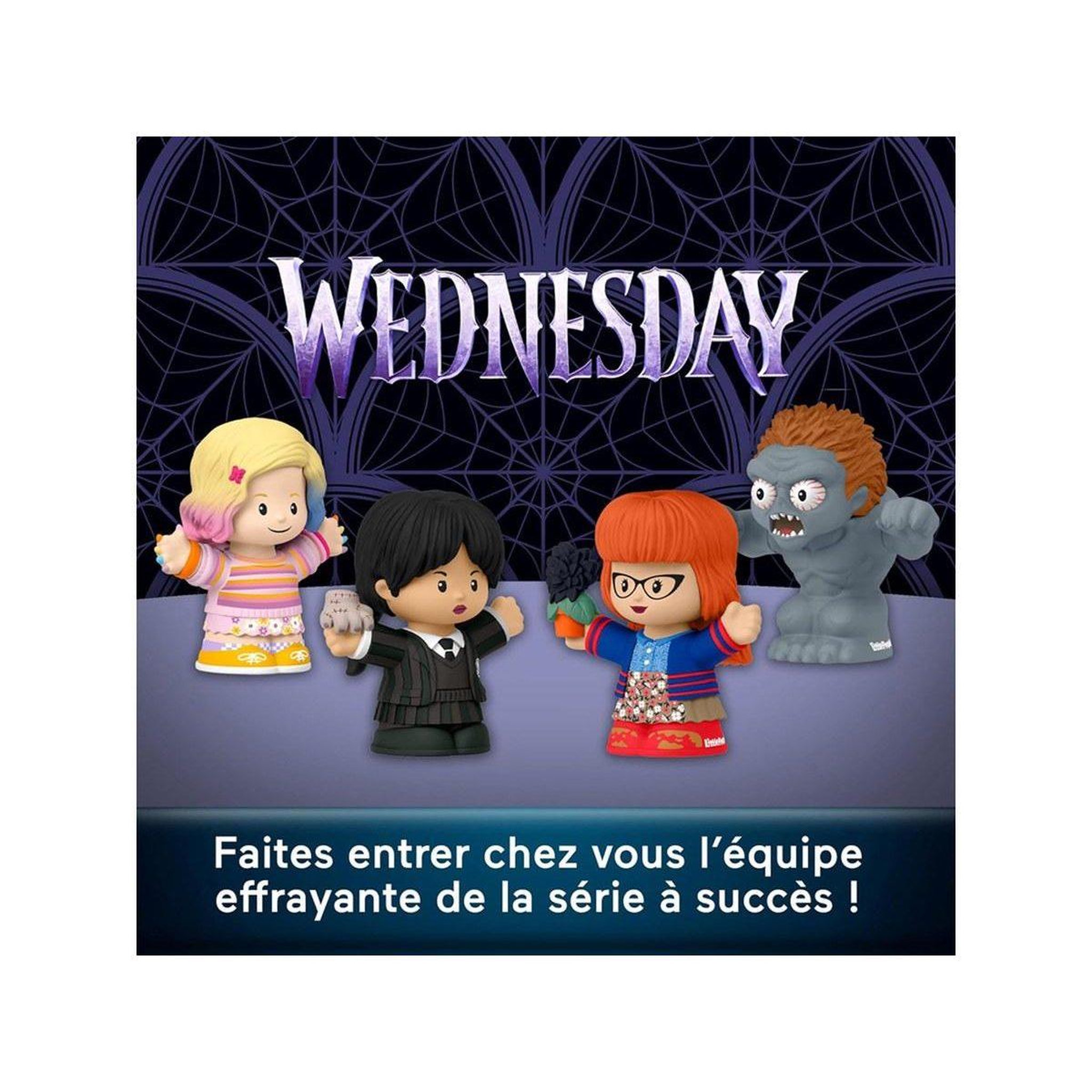 Voir la diapositive 3 : MATTEL Coffret Collector Wednesday Mercredi 4 figurines