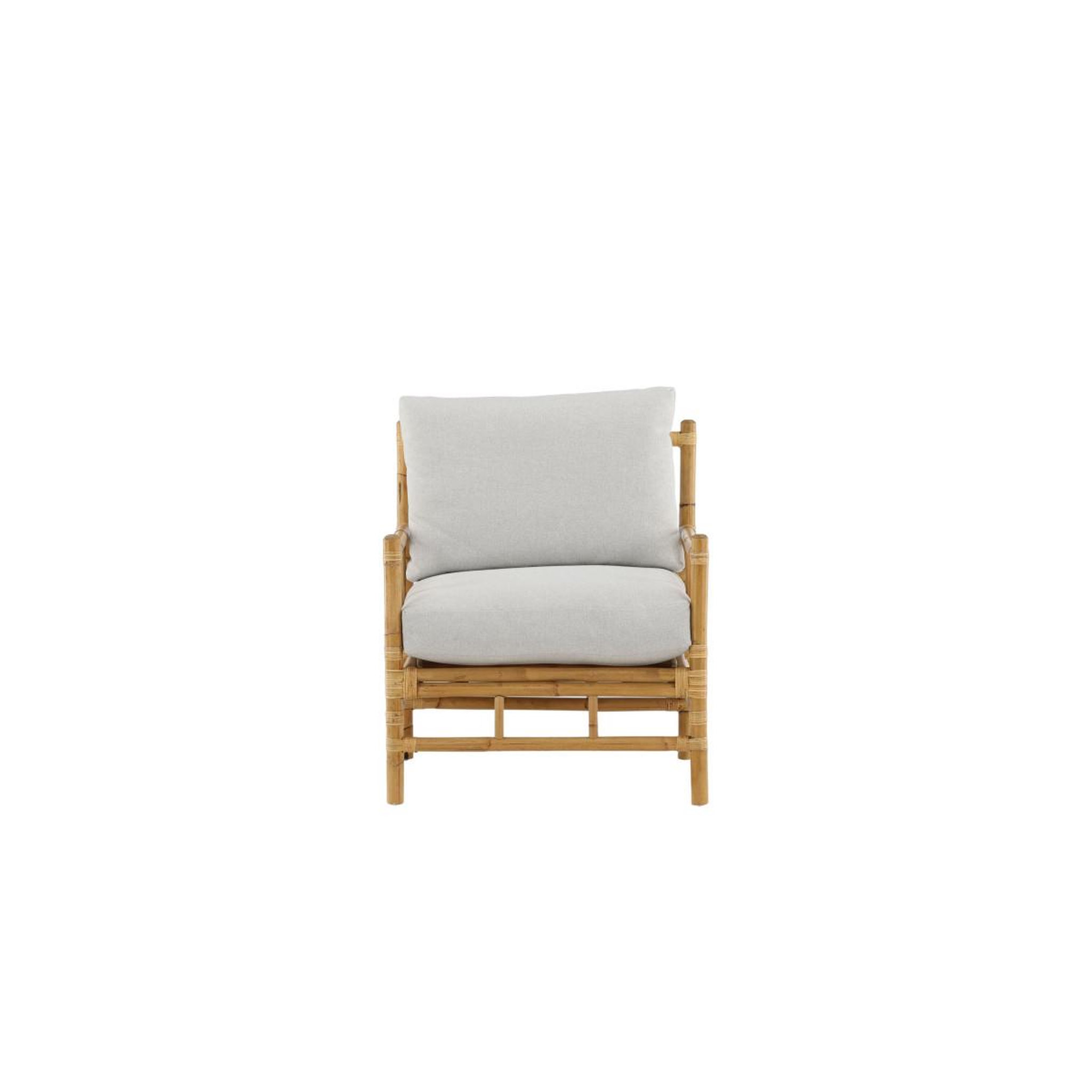 Voir la diapositive 2 : Paris Prix Fauteuil de jardin  cane  88cm naturel