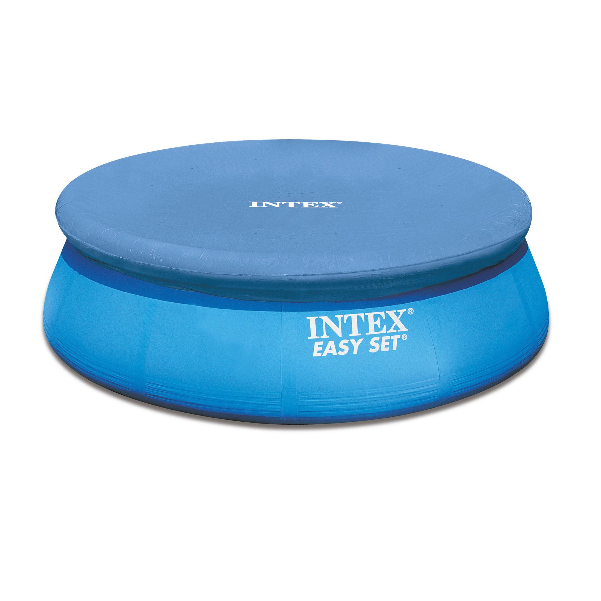 Bâche Hiver Intex Pour Piscine Ronde 3,66 M - Épaisseur 50/100 - Polyéthylène Renforcé Anti-UV - Protection Hivernage - 6