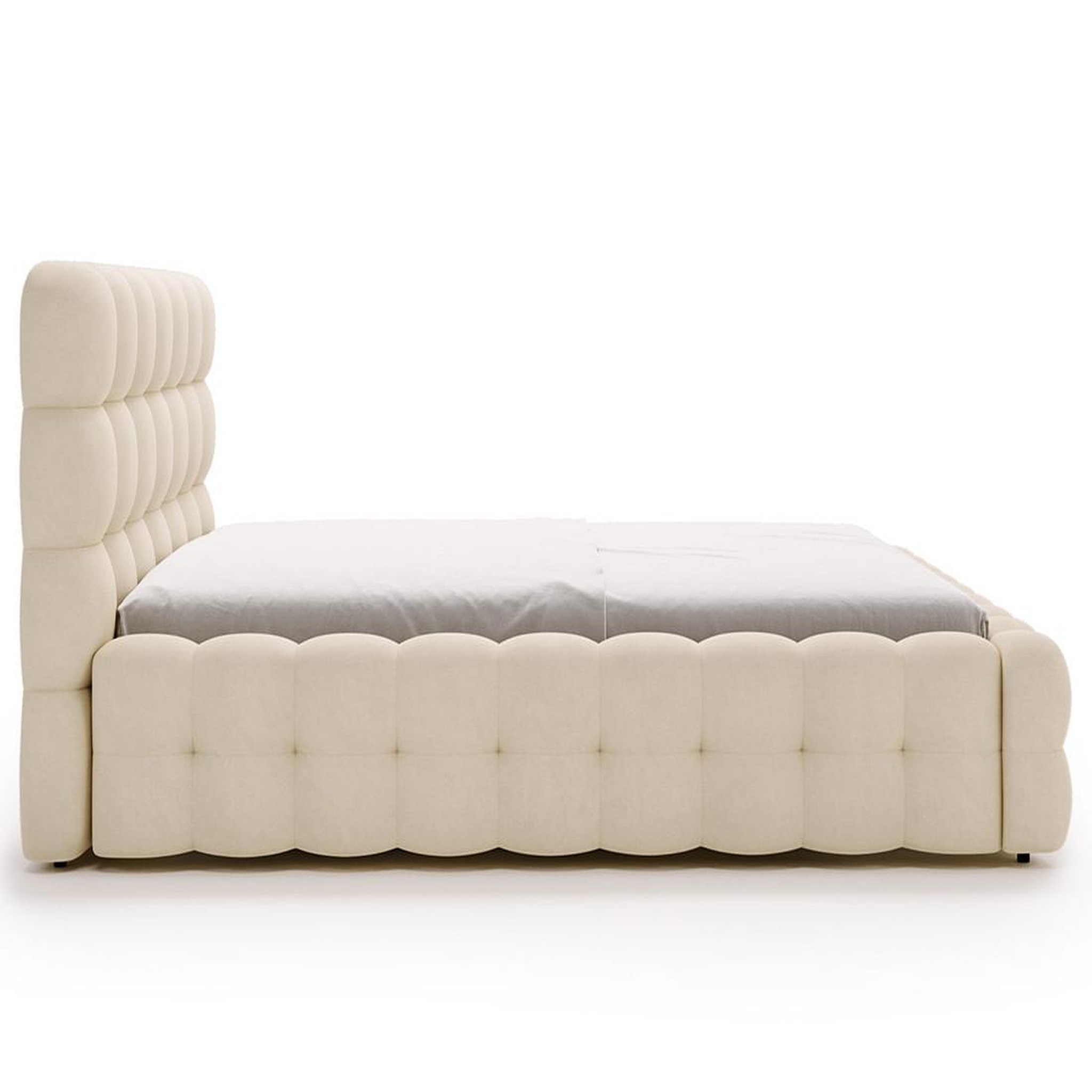 Voir la diapositive 1 : BEST MOBILIER Darling - lit coffre - 140x200 cm - sommier inclus - en velours