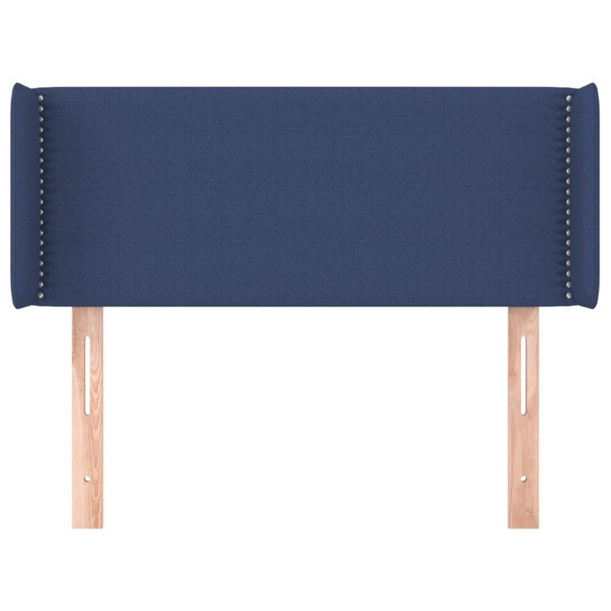 VIDAXL Tete de lit avec oreilles Bleu 83x16x78/88 cm Tissu