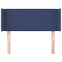 Voir la diapositive 3 : VIDAXL Tete de lit avec oreilles Bleu 83x16x78/88 cm Tissu