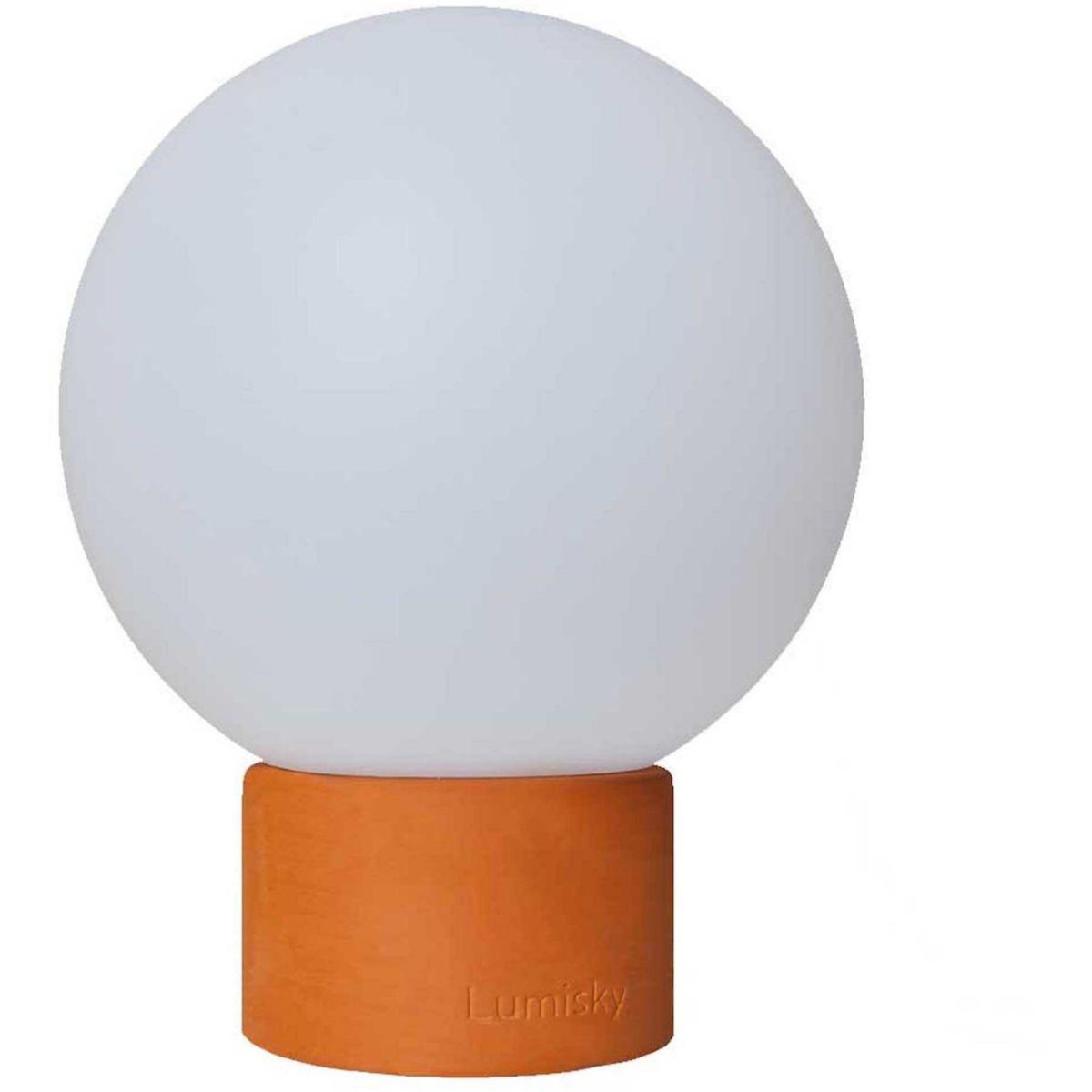 Lumisky Lampe de table de table sans fil touch LED terre cuite