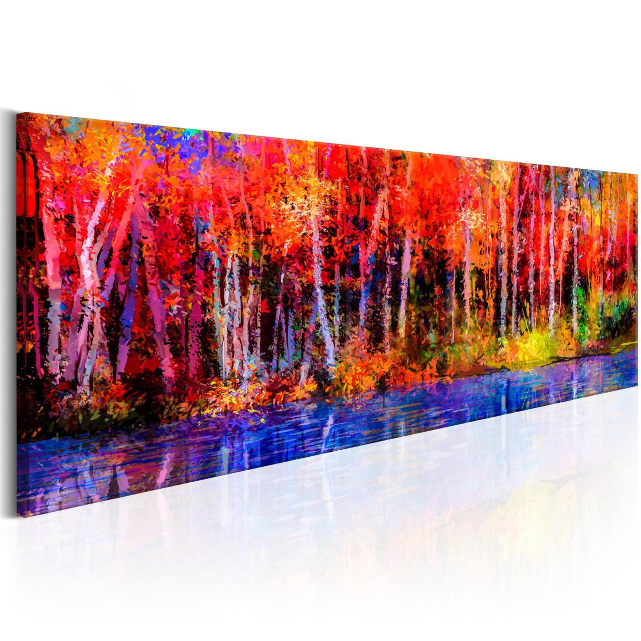 Paris Prix Tableau imprimé  colorful autumn trees. Coloris disponibles : Multicolore
