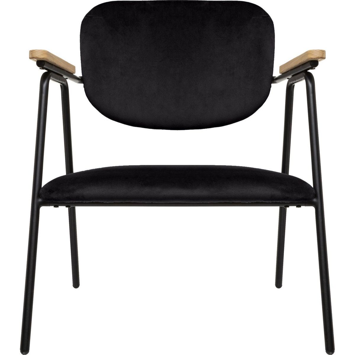 ATMOSPHERA Fauteuil design en velours Dyer