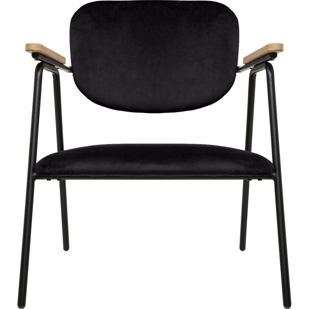 ATMOSPHERA Fauteuil design en velours Dyer