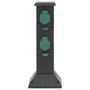 Voir la diapositive 2 : VIDAXL Colonne de prise d'exterieur a 4 voies noir vert 16x16x39,5 cm