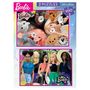 Voir la diapositive 2 : EDUCA 2 puzzles de 100 pieces Barbie