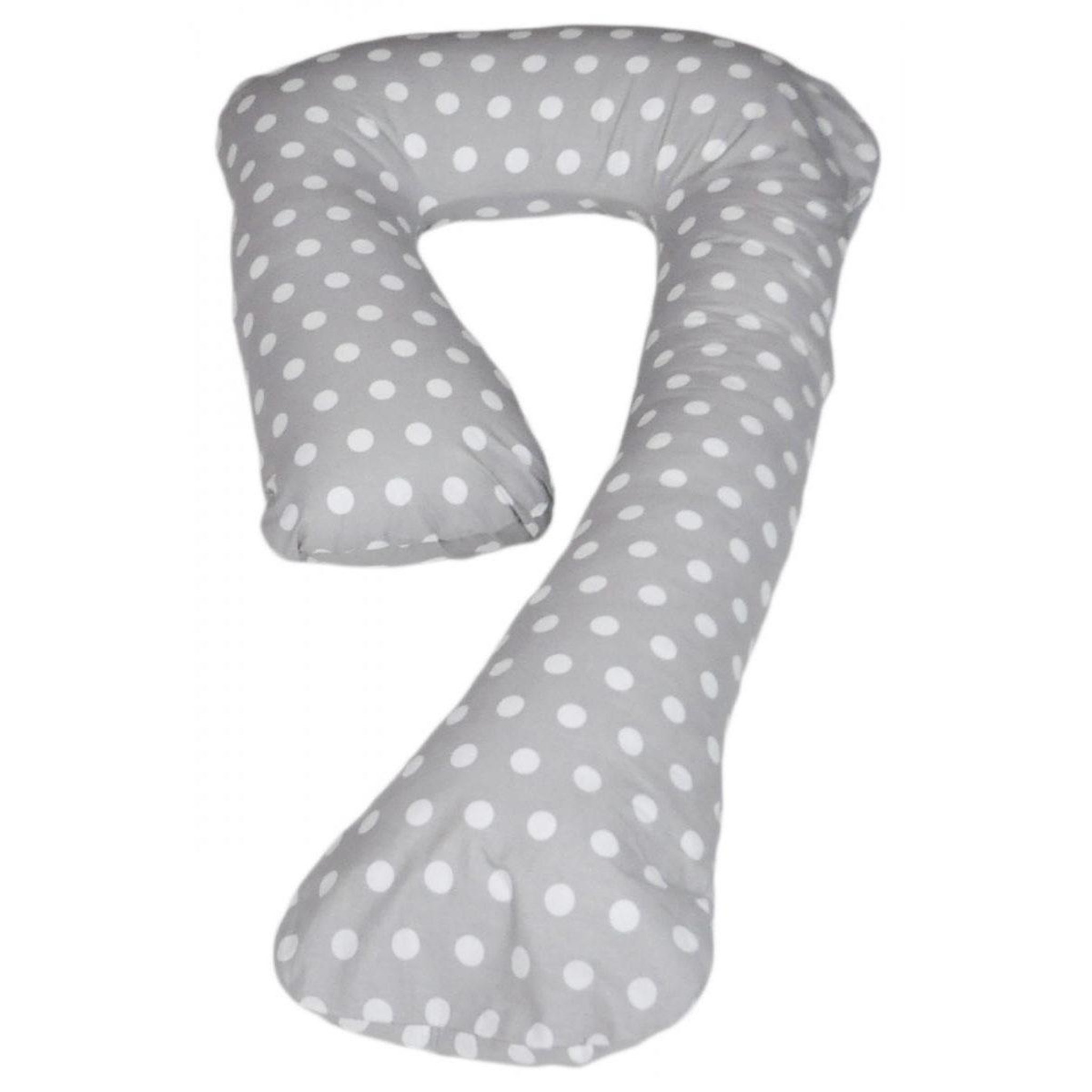 VELINDA Coussin d'accouchement pre/post natal pois de gris